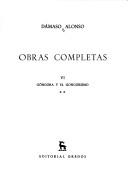Cover of: Obras Completas by Dámaso Alonso