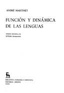 Cover of: Funcion Y Dinamica De Las Lenguas