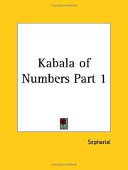 Cover of: Kabala of Numbers, Part 1 by Sepharial, Sepharial