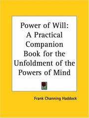 Power of Will by Frank Channing Haddock