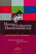 Historia de la literatura hispanoamericana by Roberto Gonzalez Echevarria, Pupo