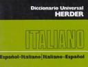 Cover of: Dic Diccionario Univeral Herder Dictionary: Espanol-Italiano Italiano-Espanol