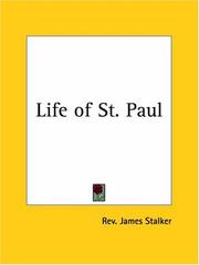 Cover of: Life of St. Paul by James Stalker, James Stalker