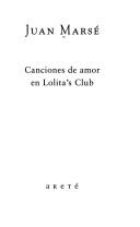 Cover of: Canciones de amor en Lolita's Club