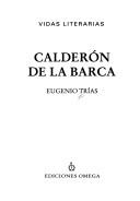 Cover of: Calderón de la Barca