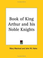 Cover of: Book of King Arthur and his Noble Knights