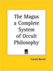 Cover of: The Magus a Complete System of Occult Philosophy