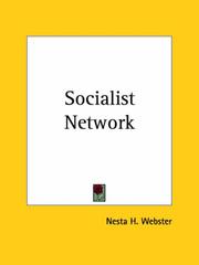 Cover of: Socialist Network by Webster, Nesta H.