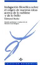 Cover of: Indagacion Filosofica Sobre El Origen De Nuestras Ideas Acerca De Lo Sublime Y De Lo Bello (Filosofia)