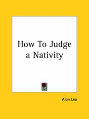 Cover of: How To Judge a Nativity