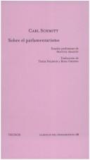 Cover of: Sobre El Parlamentarismo (Clasicos)