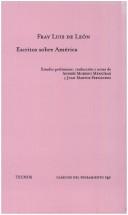 Cover of: Escritos Sobre America (Clasicos)