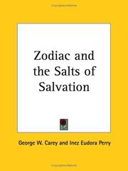 Cover of: Zodiac and the Salts of Salvation by George Washington Carey, Inez E. Perry