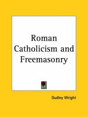 Cover of: Roman Catholicism and Freemasonry