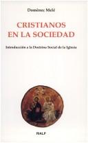 Cover of: Cristianos En La Sociedad