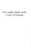 Cover of: Una Sombra Donde Suena Camila O'Gorman