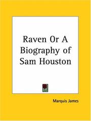 Cover of: Raven or A Biography of Sam Houston