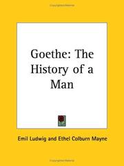 Cover of: Goethe