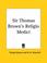 Cover of: Sir Thomas Brown's Religio Medici