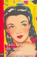 Cover of: Canciones de amor y dudas