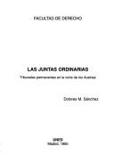 Cover of: Las juntas ordinarias by Dolores M. Sánchez