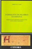 Cover of: Formacion De Palabras En Español / Spanish Word Formation by Mervin Lang