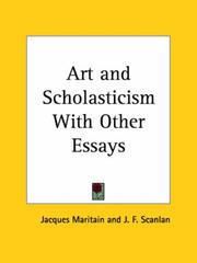 Cover of: Art and Scholasticism with Other Essays by Jacques Maritain