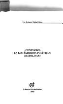 Cover of: Confianza En Los Partidos Politicos de Bolivia?