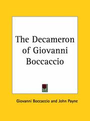 Cover of: The Decameron of Giovanni Boccaccio by Giovanni Boccaccio