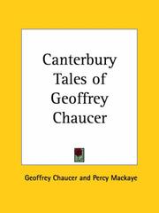 Cover of: Canterbury Tales of Geoffrey Chaucer by Geoffrey Chaucer
