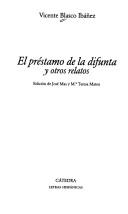 Cover of: El préstamo de la difunta y otros relatos