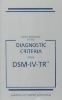 Cover of: Dsm-IV Breviario Criterios Diagnosticos