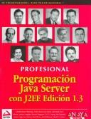 Programacion Java Server Con J2ee 1.3/ Java Server Programing J2ee 1.3 cover