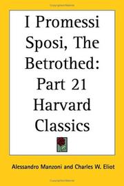 Cover of: I Promessi Sposi, The Betrothed