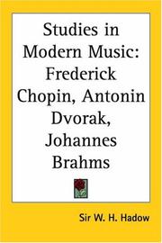 Cover of: Studies in Modern Music by William Henry Hadow