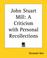 Cover of: John Stuart Mill