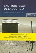Cover of: Las fronteras de la justicia/ The Frontiers of Justice: Consideraciones sobre la exclusion/ Disability, Nationality, Species Membership (Estado Y Sociedad/ State and Society)