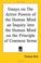Cover of: Essays on The Active Powers of the Human Mind an Inquiry into the Human Mind on the Principle of Common Sense