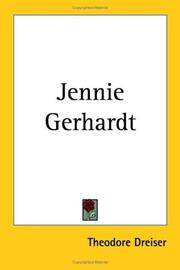 Cover of: Jennie Gerhardt by 
