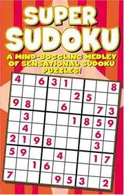 Cover of: Super Sudoku Puzzle Book by Modern Publishing