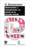 Cover of: Observacion y Comunicacion No Verbal by Daniel Zimmermann