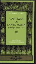 Cover of: Cantigas de Santa Maria III