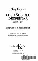 Cover of: Anos del Despertar by Mary Lutyens