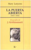 Cover of: Puerta Abierta by Mary Lutyens