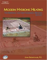 Cover of: Modern Hydronic Heating for Residential and Light Commercial Buildings by Siegenthaler