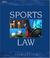 Cover of: Sports law