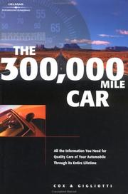 Cover of: The 300,000 Mile Car by Roy Cox, Davidson Gigliotti