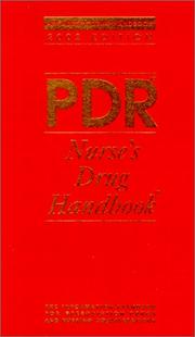 Cover of: PDR Nurse's Drug Handbook 2002