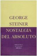 Cover of: Nostalgia del Absoluto