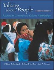Cover of: Talking about People: Readings in Cultural Anthropology